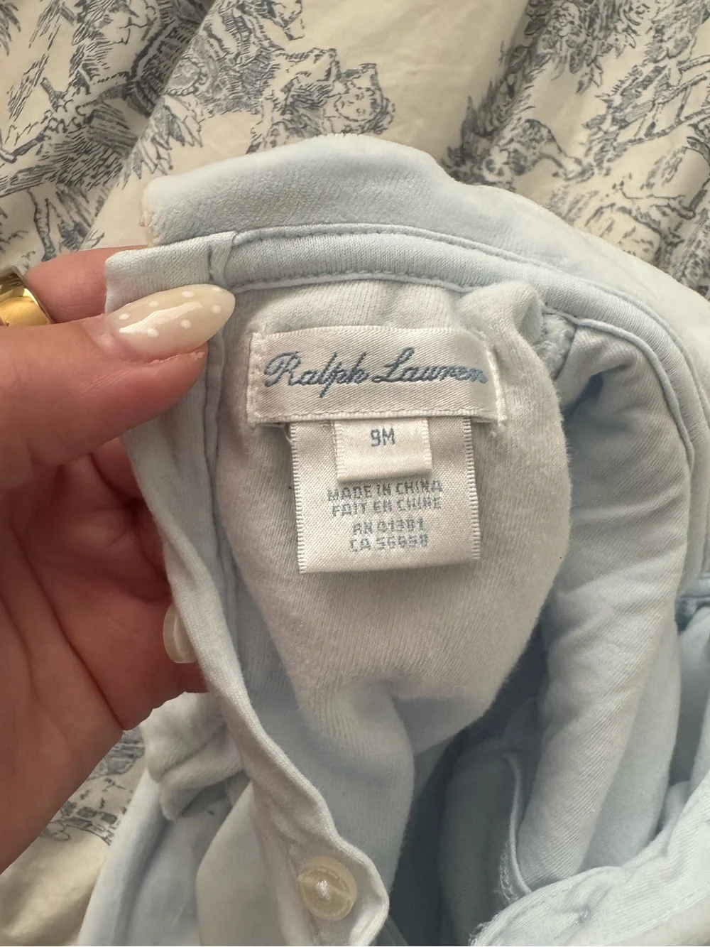 Ralph Lauren Baby Collared Onesie
